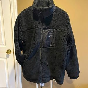 Five CM - Black Fleece light weight coat. Men’s XL.  Excellent condition.